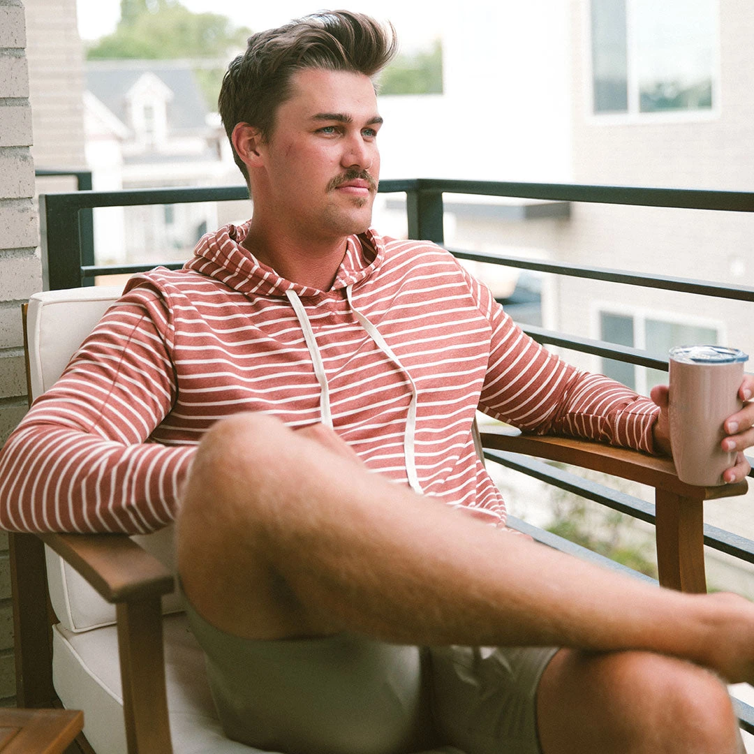 Men's Hoodie, Terracotta 4 Men's Hoodie, Terracotta - Image 2