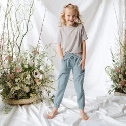 Mini Basic Tee, Grey Micro Stripe -Clothing Promotional Store 369A9309final 6763a3e0 0dbe 42eb a57d 10055214c151