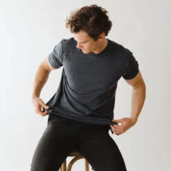 Men's Classic Tee, Heather Navy 9 Men's Classic Tee, Heather Navy -Clothing Promotional Store 369A9310final