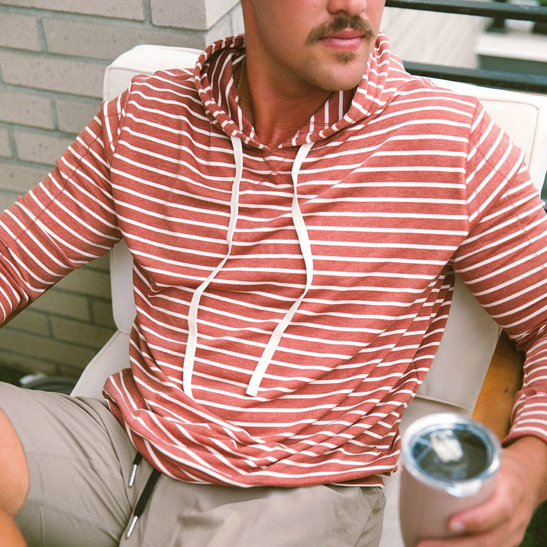 Men's Hoodie, Terracotta 7 Men's Hoodie, Terracotta - Image 5