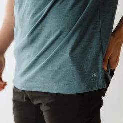 Men's Classic Tee, Heather Blue -Clothing Promotional Store 369A9352final