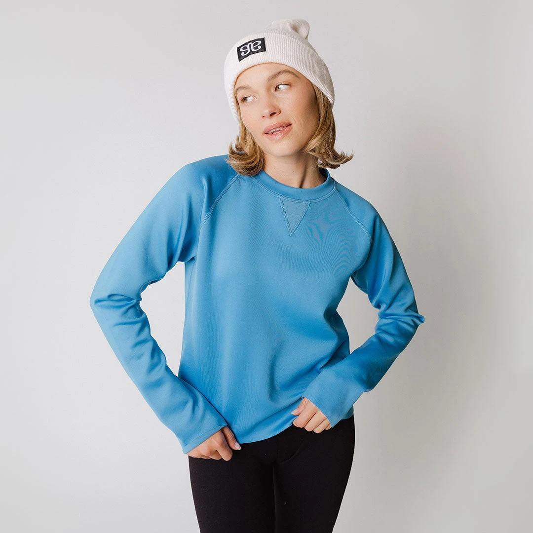 Midway Blue Neo Crop Sweatshirt 3 Midway Blue Neo Crop Sweatshirt