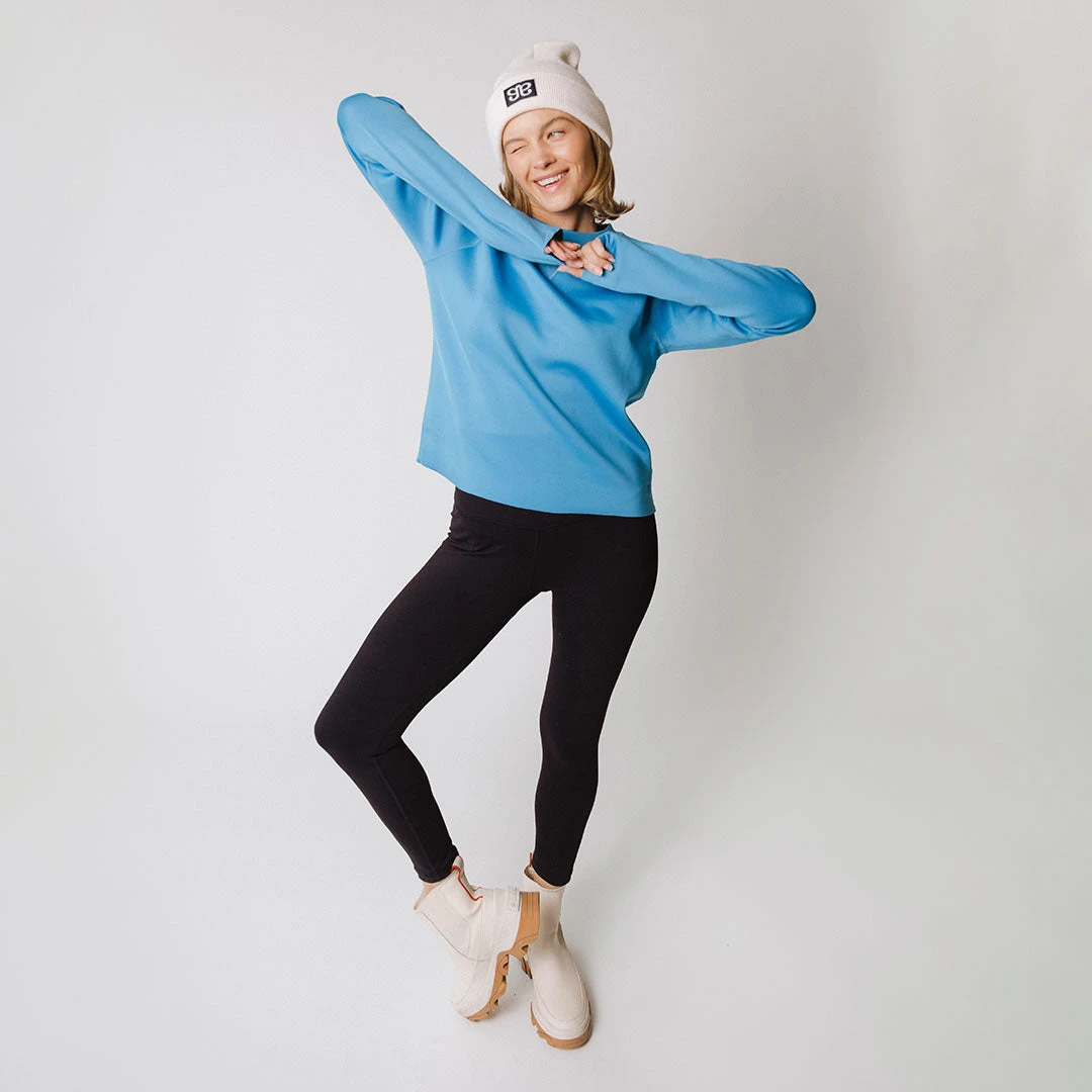 Midway Blue Neo Crop Sweatshirt 4 Midway Blue Neo Crop Sweatshirt - Image 2