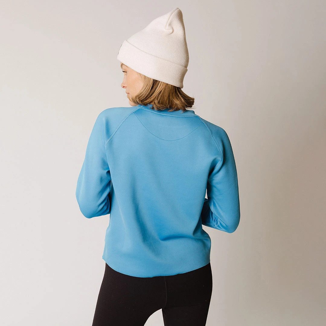 Midway Blue Neo Crop Sweatshirt 5 Midway Blue Neo Crop Sweatshirt - Image 3