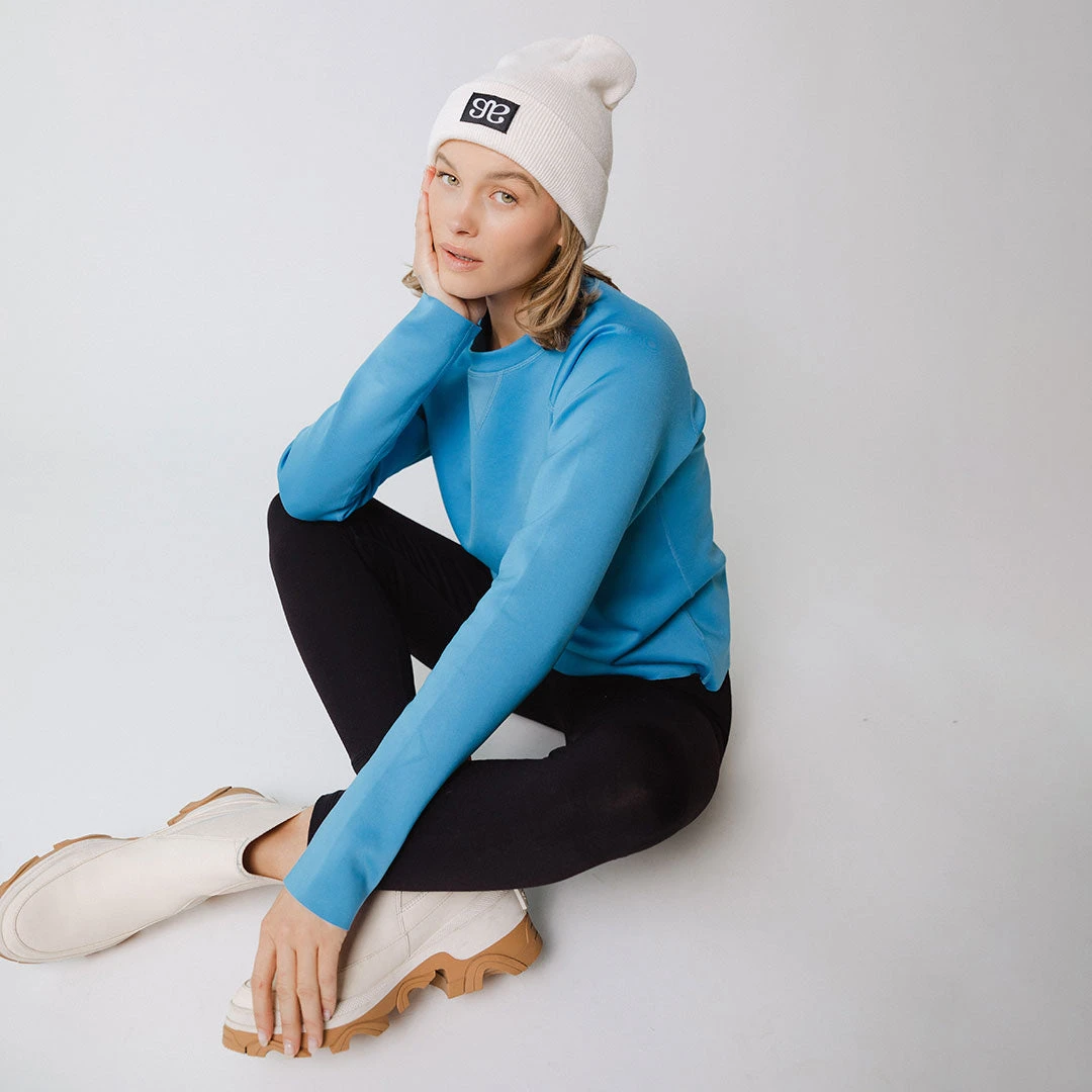 Midway Blue Neo Crop Sweatshirt 6 Midway Blue Neo Crop Sweatshirt - Image 4