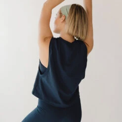 Venus Tank, Navy -Clothing Promotional Store 369A9596final