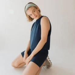 Intention Bikers 5.5", Navy -Clothing Promotional Store 369A9605final f0f87052 b2e8 41bb 8096 0c3d8e66ce1a