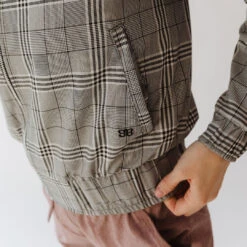 Dagny Plaid Bomber -Clothing Promotional Store 369A9767final