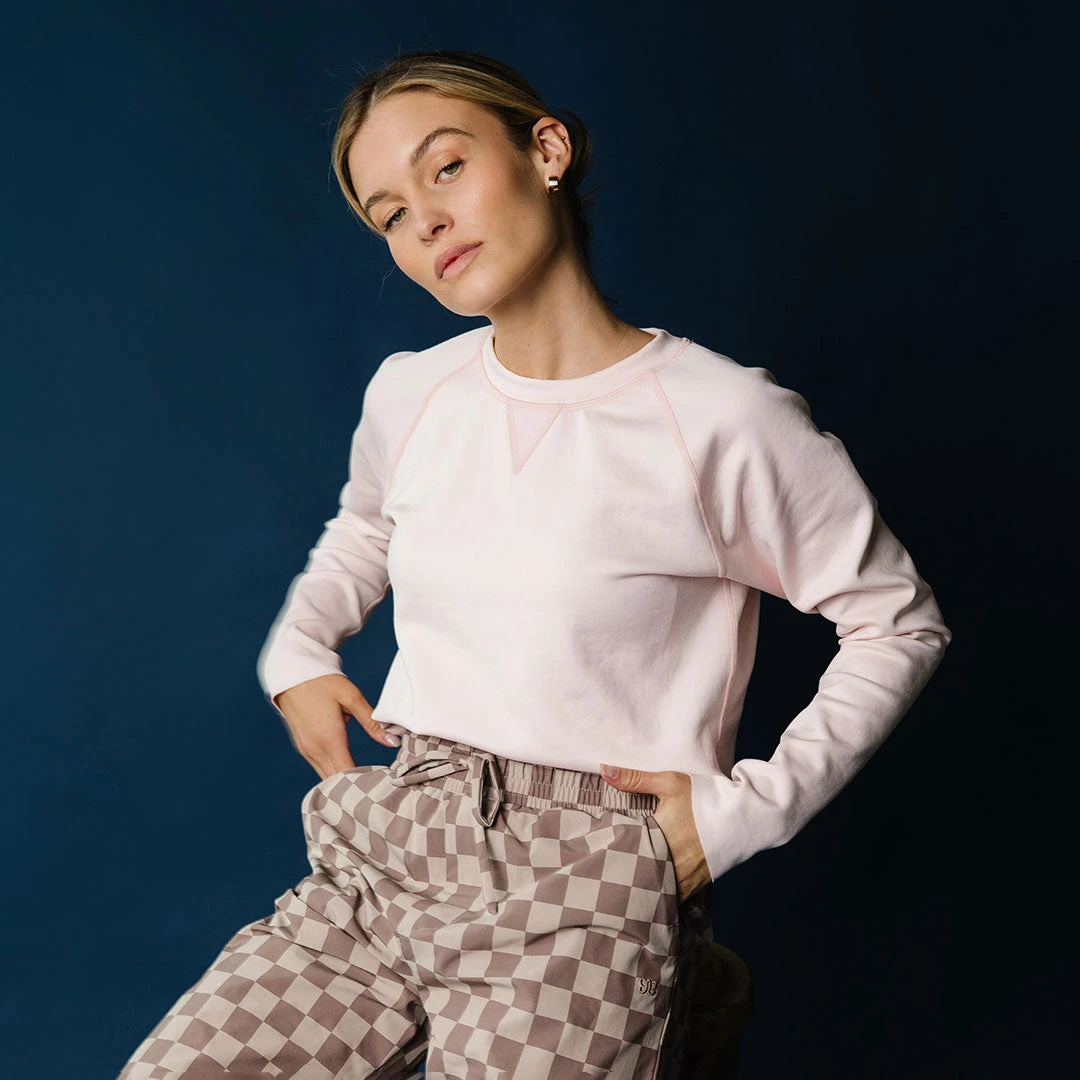 Blush Neo Crop Sweatshirt 3 Blush Neo Crop Sweatshirt