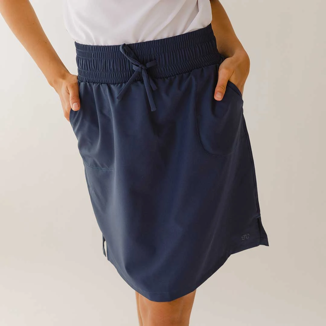 The Away Skirt, Indigo 7 The Away Skirt, Indigo - Image 5