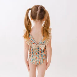 Mini Ruffle One-Piece, Athens Sunset -Clothing Promotional Store 369A9929finnal
