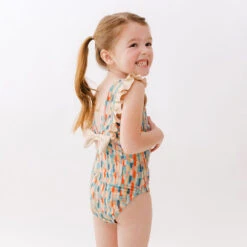 Mini Ruffle One-Piece, Athens Sunset -Clothing Promotional Store 369A9943final 1