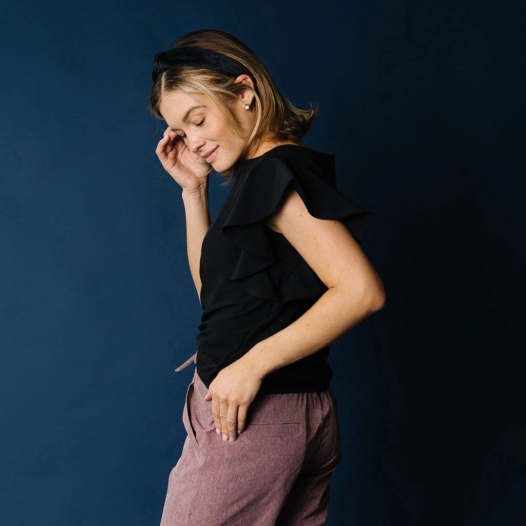 9 To 9 Boss Crop Tee, Black 9 9 To 9 Boss Crop Tee, Black - Image 7