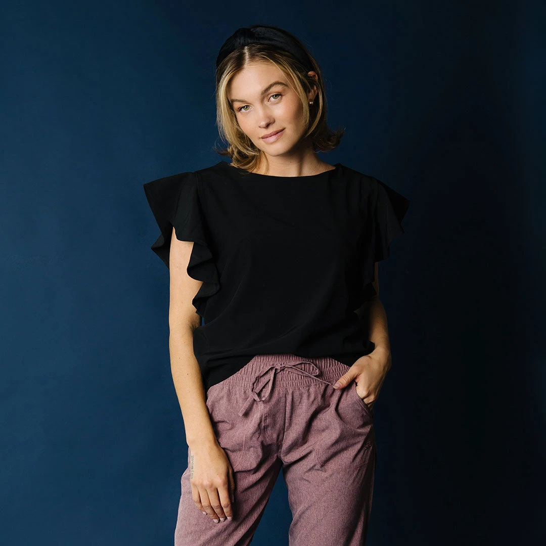 9 To 9 Boss Crop Tee, Black 4 9 To 9 Boss Crop Tee, Black - Image 2