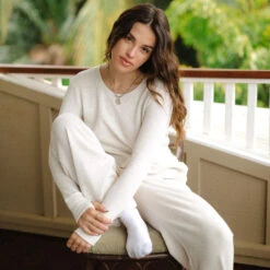 Waffle Long Sleeve Crew, Oatmeal 14 Waffle Long Sleeve Crew, Oatmeal -Clothing Promotional Store 369A9996final