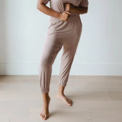 Serenity Harem Joggers, Mocha -Clothing Promotional Store 89A5094 1