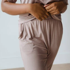 Serenity Harem Joggers, Mocha -Clothing Promotional Store 89A5101 1