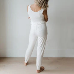 Serenity Tank Jumpsuit, Ivory 17 Serenity Tank Jumpsuit, Ivory -Clothing Promotional Store 89A6400 1