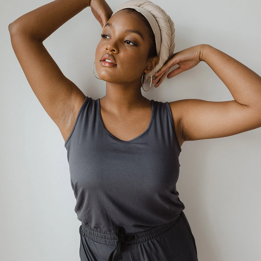 Serenity Tank Romper, Storm 10 Serenity Tank Romper, Storm - Image 8
