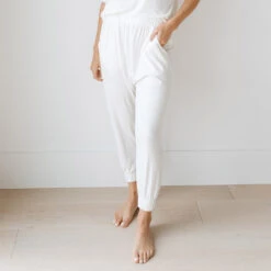 Serenity Harem Joggers, Ivory -Clothing Promotional Store 89A6623