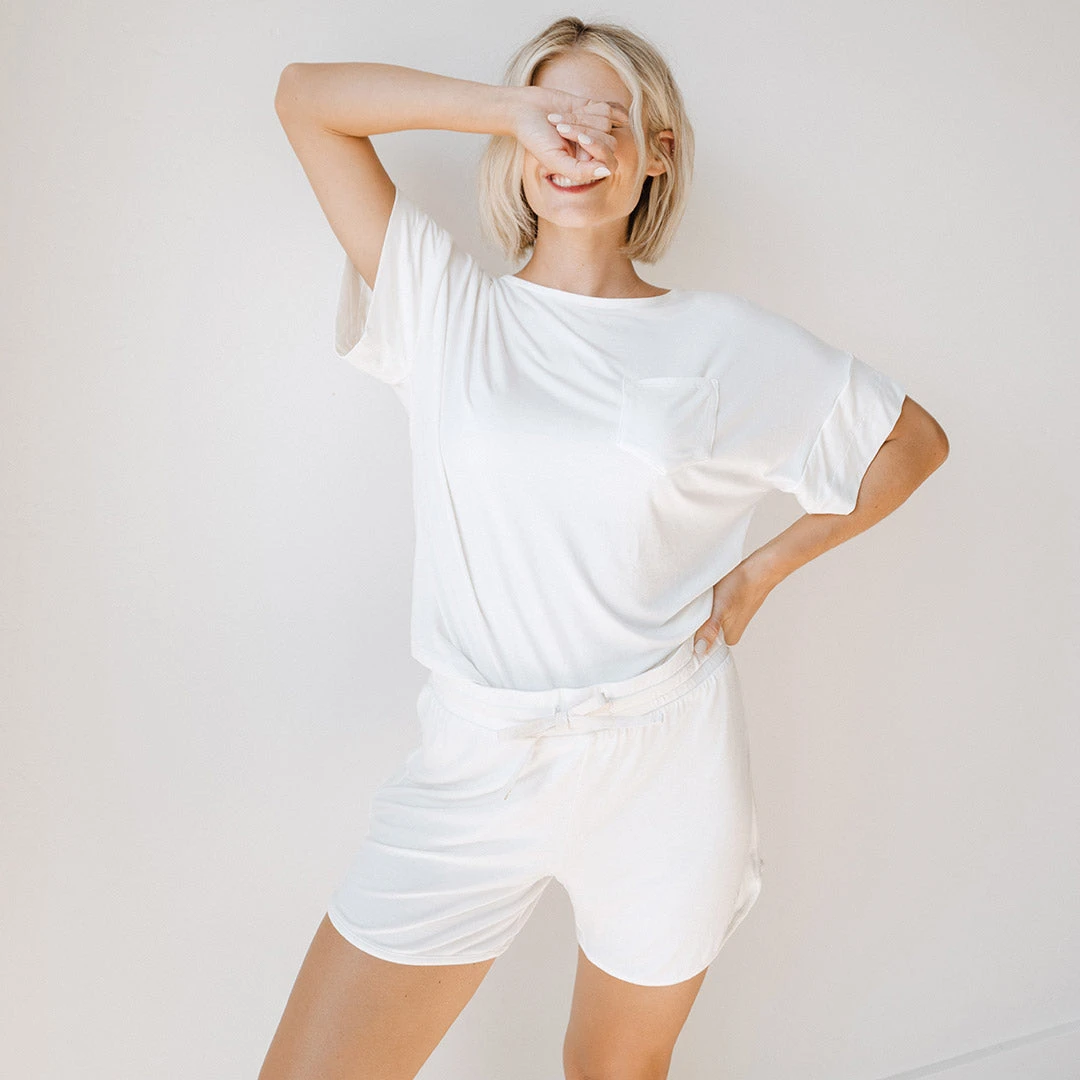 Serenity Shorts, Ivory 4 Serenity Shorts, Ivory - Image 2