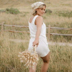 Serenity Tank Romper, Ivory 13 Serenity Tank Romper, Ivory -Clothing Promotional Store 89A9298final