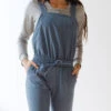 Light Chambray Classic Overall Jumpsuit 1 Light Chambray Classic Overall Jumpsuit -Clothing Promotional Store A7A2073final