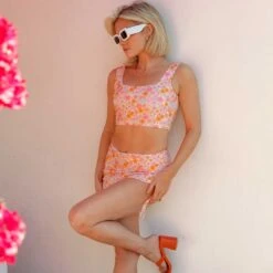 Darling Pink Olivia Swim Crop 19 Darling Pink Olivia Swim Crop -Clothing Promotional Store B38A8705final