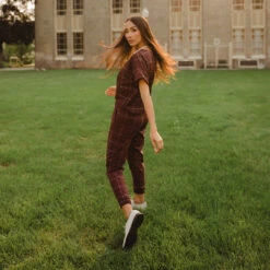 Maroon Windowpane Jetsetters -Clothing Promotional Store BOSS CROP MAROON WINDOWPANE 11 1