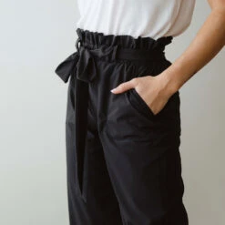 Bow Belt Capri -Clothing Promotional Store BOW BELT CAPRI BLACK 2