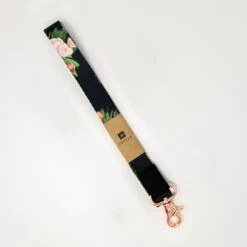 Thread Wallet Lanyard -Clothing Promotional Store Black Rose Lanyard 2