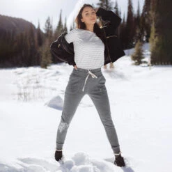 Cabin Fever Joggers, Heather Grey -Clothing Promotional Store CABIN FEVER JOGGERS HEATHER GREY 4 1