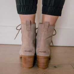 Sorel Cate Lace Suede, Omega Taupe 22 Sorel Cate Lace Suede, Omega Taupe -Clothing Promotional Store CATE LACE BOOTIE WEB 12