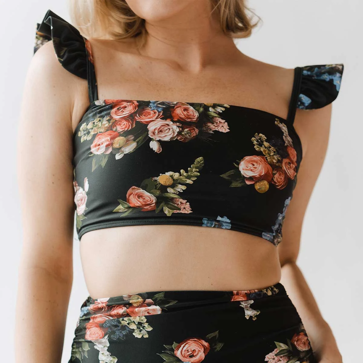 Rose Black Bella Crop Top 13 Rose Black Bella Crop Top - Image 11