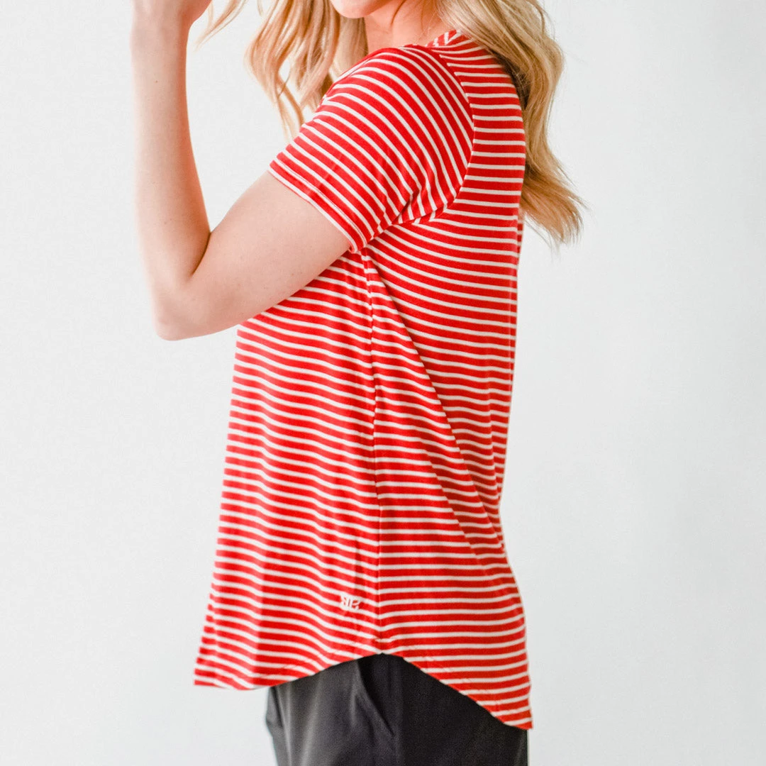 Basic Tee, Red White 9 Basic Tee, Red White - Image 7