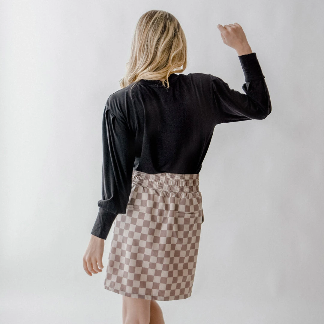 The Coco Long Sleeve, Bamboo Black 7 The Coco Long Sleeve, Bamboo Black - Image 5