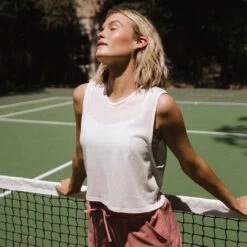 Flow Tank, Cream Slub -Clothing Promotional Store FLOW TANK CREAM SLUB WEB 1