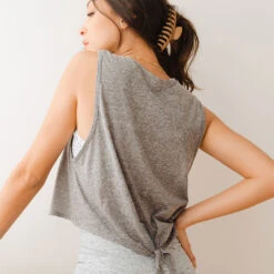 Flow Tank, Grey Slub
