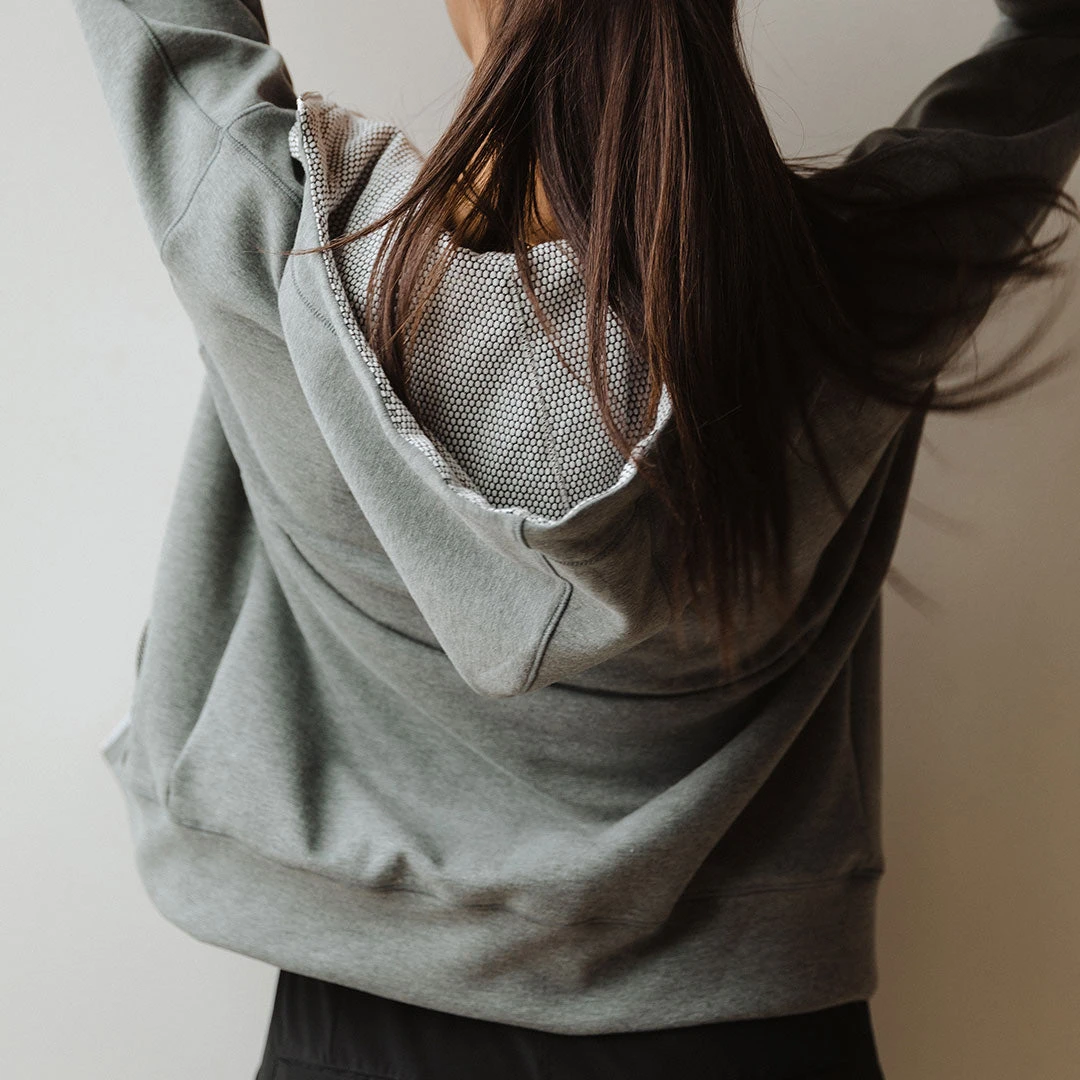 Alta Zip Up Hoodie, Heather Grey 11 Alta Zip Up Hoodie, Heather Grey - Image 9