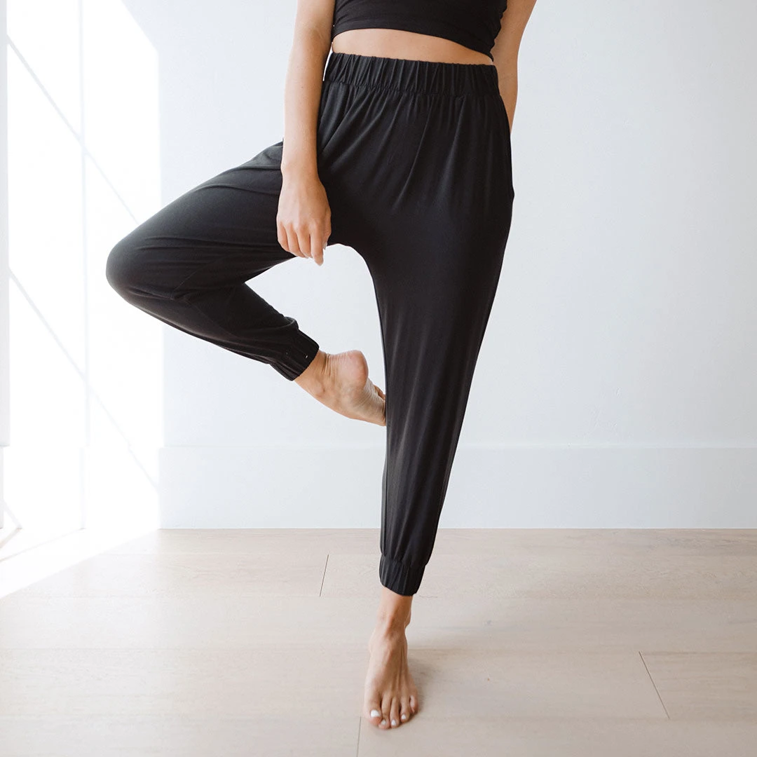 Serenity Harem Joggers, Black 3 Serenity Harem Joggers, Black