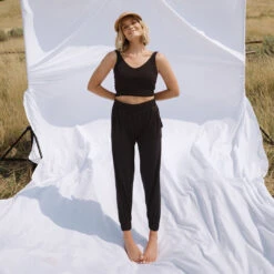 Serenity Harem Joggers, Black 15 Serenity Harem Joggers, Black -Clothing Promotional Store HAREM JOGGERS BLACK WEB 9 1