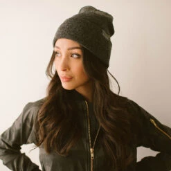 Albion Beanie -Clothing Promotional Store HEATHER GRAY 1