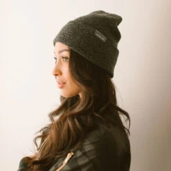 Albion Beanie -Clothing Promotional Store HEATHER GREY 2