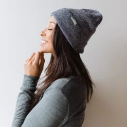 Albion Beanie -Clothing Promotional Store HEATHER NAVY 6