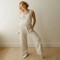 Waffle Loungers, Oatmeal -Clothing Promotional Store HELLO COZY LOUNGERS OATMEAL 5