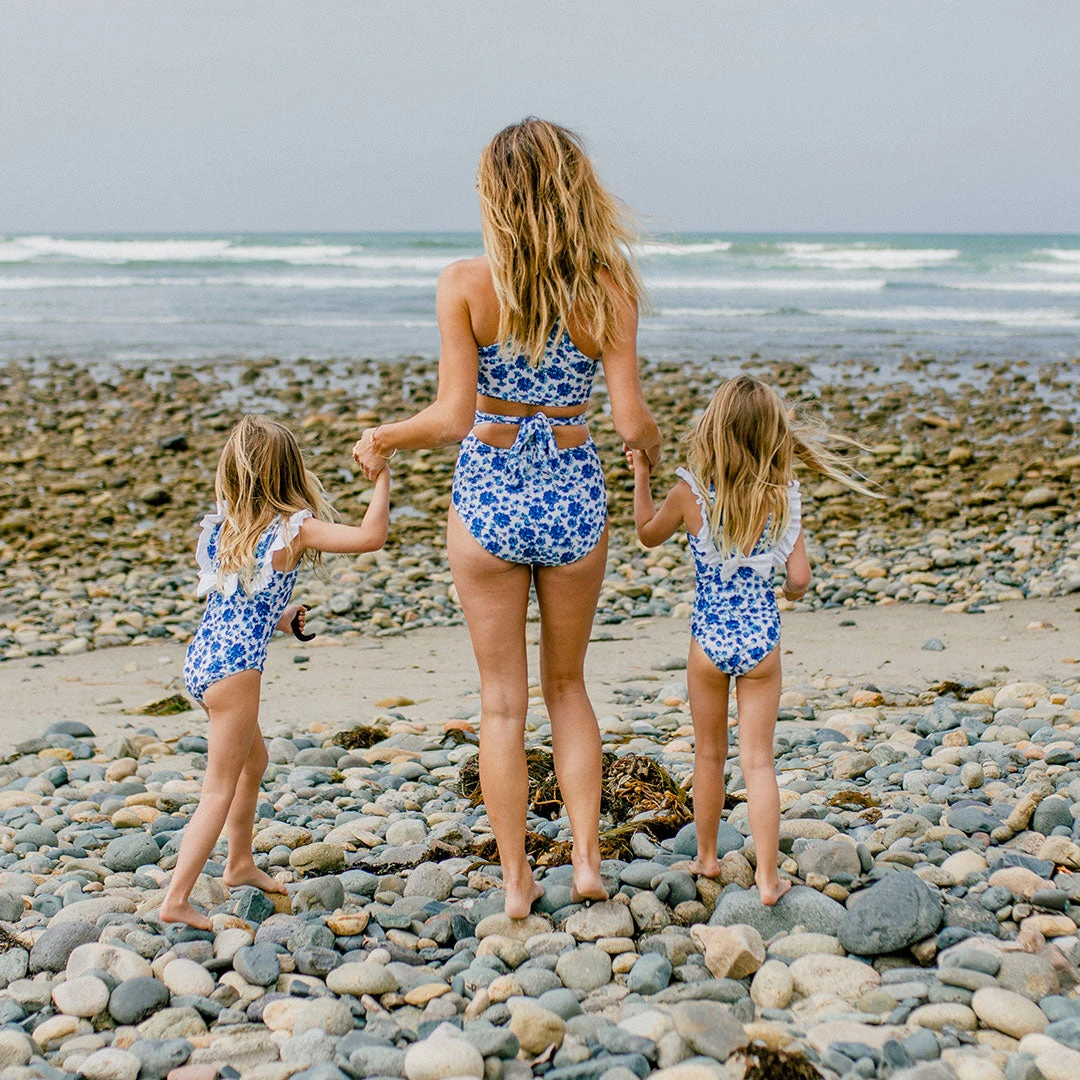 Mini Ruffle One-Piece, Santorini 10 Mini Ruffle One-Piece, Santorini - Image 8