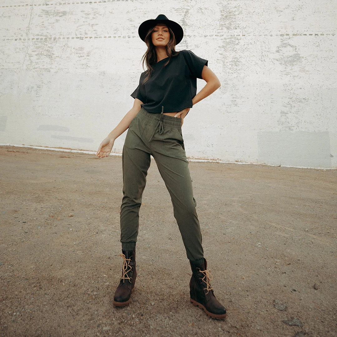 Destination Joggers, Heather Green 3 Destination Joggers, Heather Green