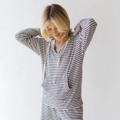 Sailor Stripe Hoodie, Navy Stripe 15 Sailor Stripe Hoodie, Navy Stripe -Clothing Promotional Store I2A9322final