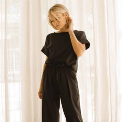 Boss Crop Tee, Black 14 Boss Crop Tee, Black -Clothing Promotional Store I2A9825final