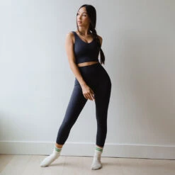 Intention Flow 3/4 Leggings, Navy